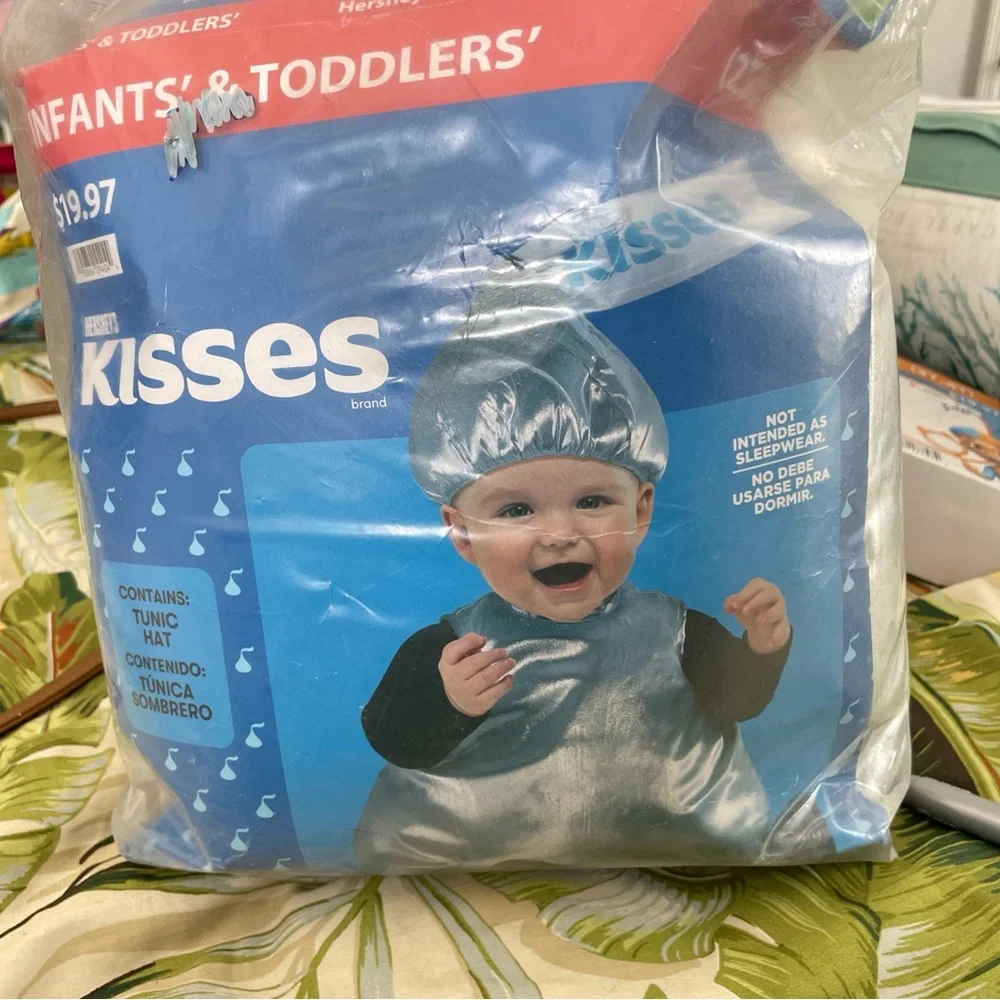 Hershey’s kisses toddler 2t silver kiss costume halloween cosplay dress up party